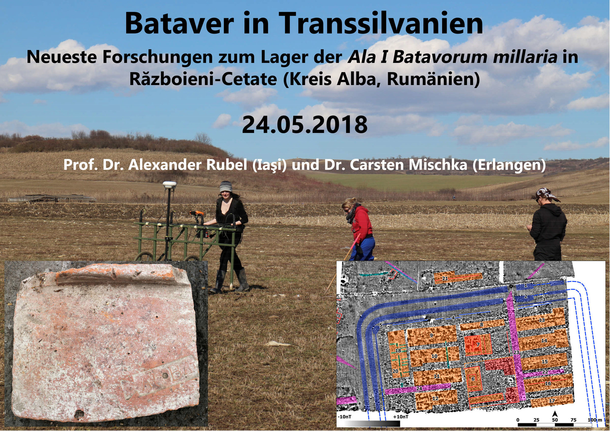 Bataver in Transsilvanien – Neueste Forschungen zum Lager der Ala I Batavorum millaria Războieni-Cetate