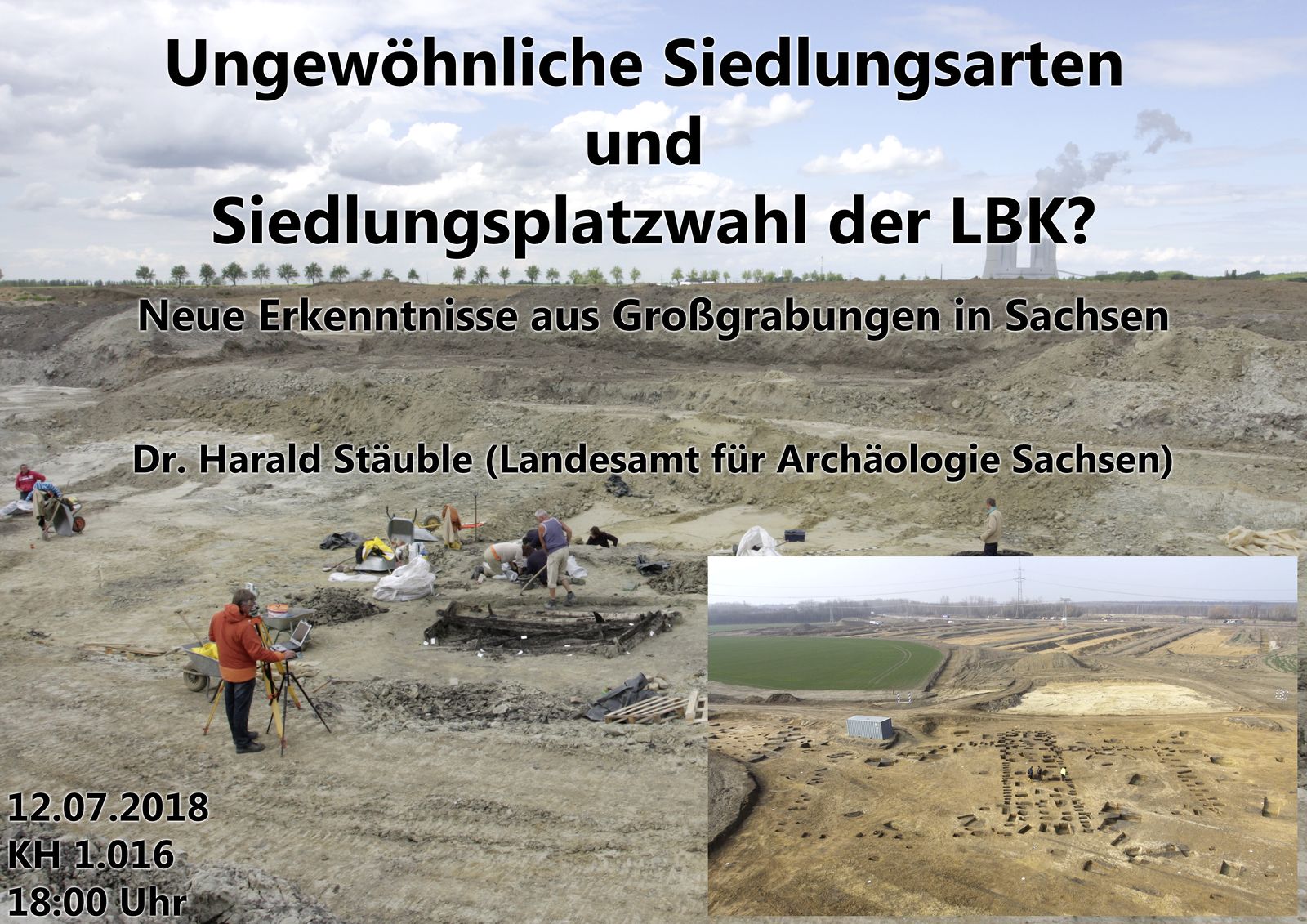 Neue Erkenntnisse aus Großgrabungen in Sachsen