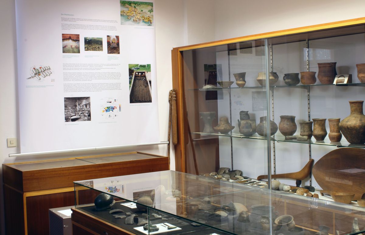 Blick in den die Abteilung "Neolithikum" der Sammlung (1)