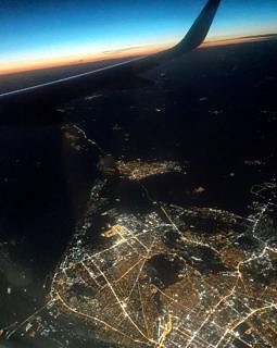 Im Anflug auf das Projektgebiet - Anapa am Schwarzen Meer.