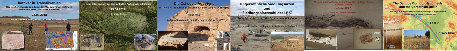 Bildleiste für die Seite Archäologisches Kolloquium