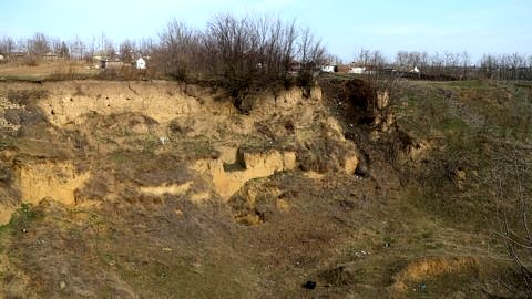 Malu Galben: Der traurige Überrest der paläolithischen Grabungen.