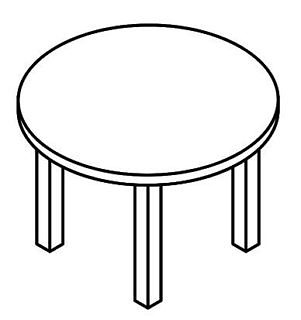 Ein runder Tisch