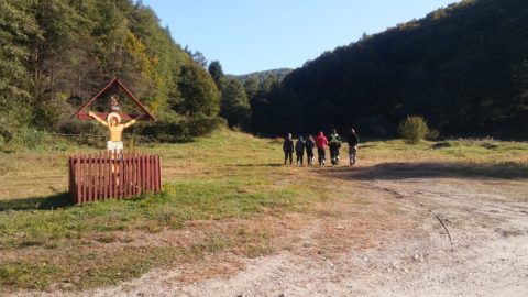 Im Karpatenwald bei Venetia de Jos - Haben Mönche hier ihre Spuren hinterlassen?