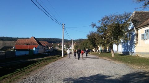 UNESCO-Weltkulturerbe: Das Dorf siebenbürgisch-sächsische Viscri/Deutsch Weißkirch.