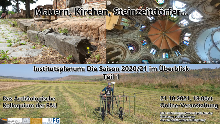 Das Archäologische Kolloquium am 21.10.2021