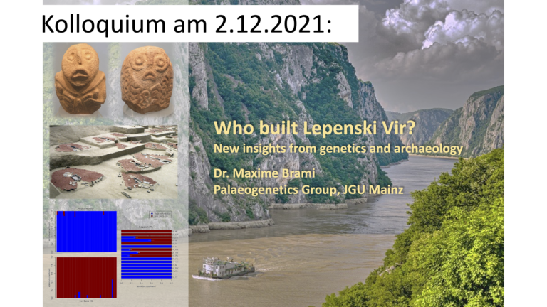 Das archäologische Kolloquium am 2.12.2021