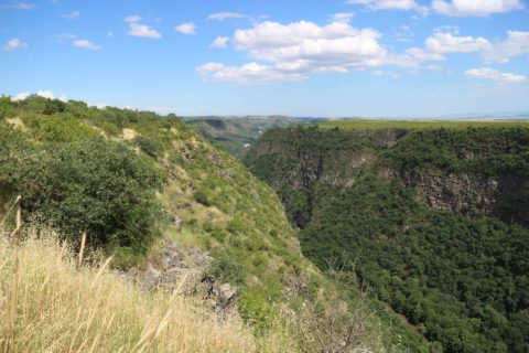 Auch spektakulär: Die Samshvilde-Schlucht, direkt unterhalb der Festung.