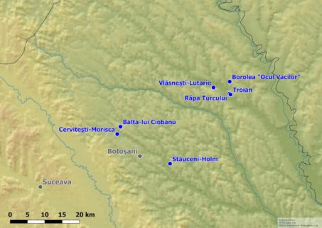 2022 im Kreis Botoşani prospektierte Fundplätze