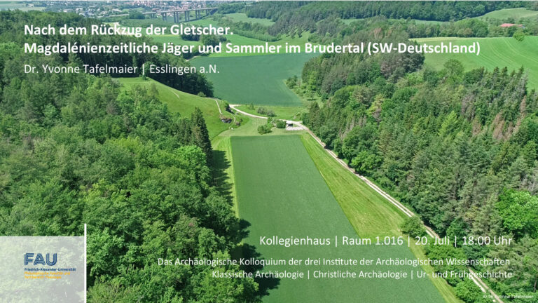 Das Archäologische Kolloquium am 20.07.2023 – Nach dem Rückzug der Gletscher