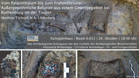 Zum Artikel "Das Archäologische Kolloquium am 26.10.2023 – Vom Paläolithikum bis zum Frühmittelalter"
