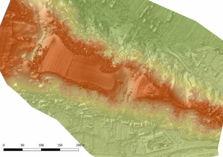 Piatra Şoimului: Das von den Studierenden erstellte 3D-Drohnenmodell des Fundplatzes.