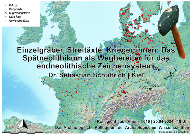 Das Archäologische Kolloquium am 25.04.2024 – Einzelgräber, Streitäxte, Krieger:innen