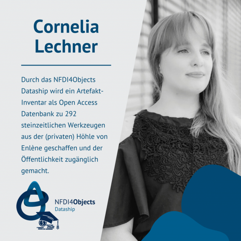 Gewinnerin des NFDI4Objects Dataships 2024