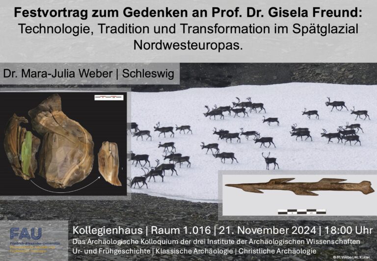 Festvortrag zum Gedenken an Prof. Dr. Gisela Freund: Technologie, Tradition und Transformation im Spätglazial Nordwesteuropas.