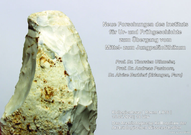 Das Archäologische Kolloquium: Institutsarbeiten zum Übergang vom Mittel- zum Jungpaläolithikum