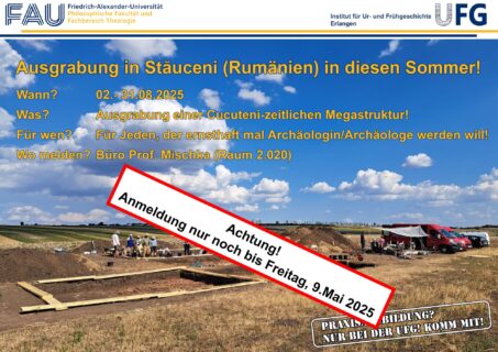 Zum Artikel "Lehrgrabung 2025 in Stăuceni – Anmeldung noch bis Freitag, 8.5.2025!"
