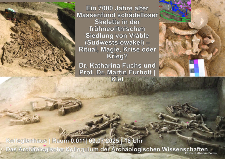 Das Archäologische Kolloquium: Ein 7000 Jahre alter Massenfund schädelloser Skelette in der frühneolithischen Siedlung von Vráble (Südwestslowakei)