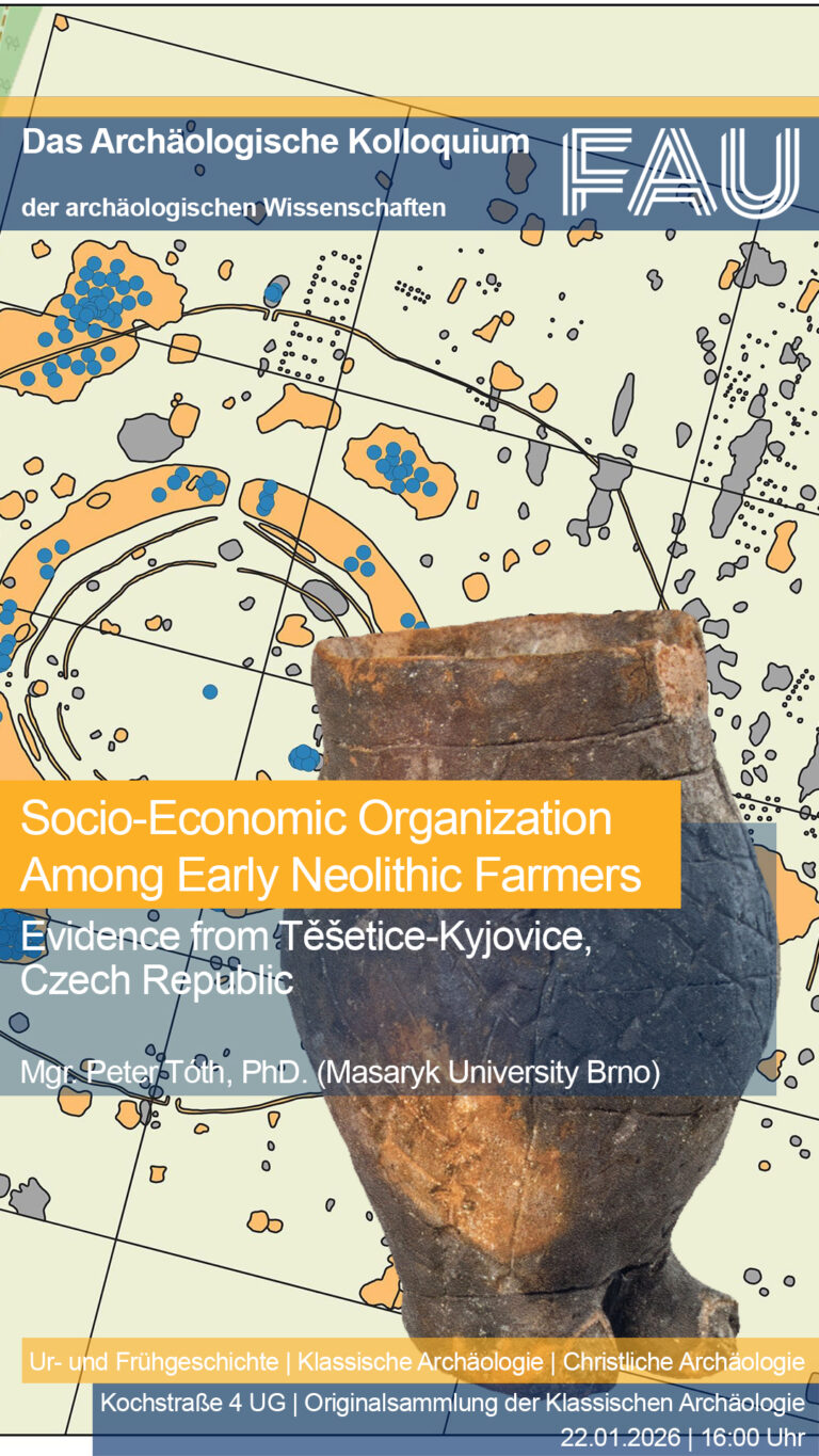 Das Archäologische Kolloquium: P. Tóth – Socio-Economic Organisation